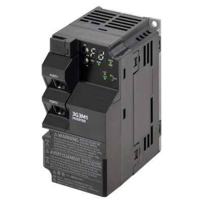 3G3M1-AB022-EMP frekvenciaváltó, 2,2 kW, 1x230V, beépített Ethernet Multi-Protocol támogatás